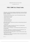 FMLY 2800 Test 2 Study Guide.