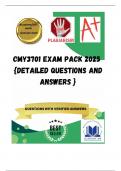 CMY3701 EXAM PACK 2025  {DETAILED QUESTIONS AND ANSWERS }