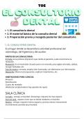 TOE. TCAE. "El consultorio dental" 