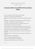 Kentucky Boiler Exam KRS 236 Exam Study Guide.