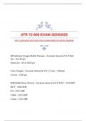 ATR 72-600 EXAM 20242025 WITH GUARANTEED ACCURATE ANSWERS