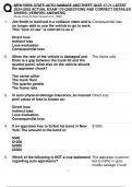 NEW YORK STATE AUTO DAMAGE AND THEFT QUIZ 17-71 LATEST 2024-2025 ACTUAL EXAM 170 QUESTIONS AND CORRECT DETAILED ANSWERS (VERIFIED ANSWERS).