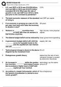 ECO213 Exam -2 Questions, Answers, Rationales