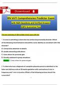 (2023 / 2024) RN VATI Comprehensive Predictor Exam with NGN Questions and Revised Correct Answers, 100% Guarantee Pass