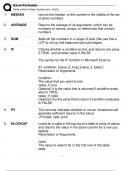 Excel Formulas Questions, Answers, Rationales | Latest Updates | study Guide | Complete Solutions.