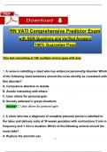 RN VATI Comprehensive Predictor Exam with (2023 / 2024) Questions and Revised Answers, 100% Guarantee Pass 