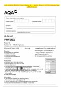 AQA A-LEVEL PHYSICS Paper 3 Section B Medical Physics JUNE 2024 ...