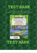 Test Bank For Professional Nursing Concepts Competencies for Quality Leadership 5th Edition by Anita Finkelman 9781284230888 Chapter 1-14 ||Complete A+ Guide