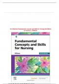 Test Bank for Fundamental Concepts and Skills for Nursing 6th Edition by Patricia A. Williams