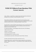 NURS 525 Midterm Exam Questions With Correct Answers