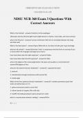 NDSU NUR 360 Exam 3 Questions With Correct Answers