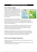 Ecology Comprehensive Notes – A Detailed 14-Page Guide for 9th graders