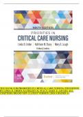 TEST BANK FOR PRIORITIES IN CRITICAL CARE NURSING 9TH EDITION BY LINDA D. URDEN; KATHLEEN M. STACY; MARY E. LOUGH | ALL CHAPTERS | BRAND NEW | LATEST VERSION | 2024 | GRADED A+