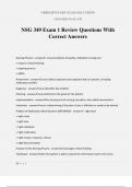 NSG 349 Exam 1 Review Questions With Correct Answers