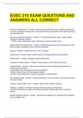 EOSC 210 EXAM QUESTIONS AND ANSWERS ALL CORRECT 