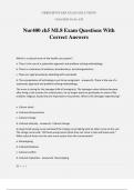 Nur400 ch5 ML8 Exam Questions With Correct Answers