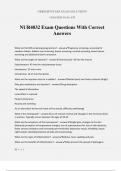 NUR4032 Exam Questions With Correct Answers