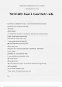 NURS 2245: Exam 2 Exam Study Guide