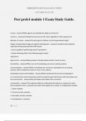 Pect prek4 module 1 Exam Study Guide.