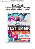 Test Bank Gerontologic Nursing 6th Edition (Meiner, 2019) Chapter 1-29 | All Chapters ||Complete A+ Guide