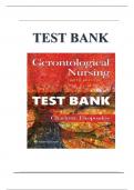 Test Bank For Gerontological Nursing 10th Edition By Charlotte Eliopoulos 9781975161002 Chapter 1-36 ||Complete A+ Guide