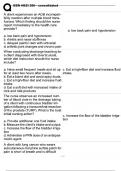 BSN HESI 266-- consolidated (Latest 2024 - 2025 UPDATES STUDY) exam questions with correct answers with complete A+solution 2024/2025