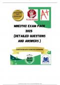 MNE3702 EXAM PACK 2025  {DETAILED QUESTIONS AND ANSWERS }