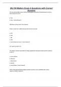 BIL150 Mallery Exam 4 Questions with Correct Answers