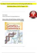 Test Bank For the Genetics and Genomics in Nursing and Health Care 2nd Edition by Theresa A Beery, M Linda Workman, Julia A Eggert||ISBN NO:13,978-0803660830||All Chapters||Complete Guide A+