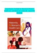 Comprehensive Test Bank for Maternity & Women’s Health Care, 13th Edition by Lowdermilk - Quick PDF Download