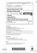 2024 GCE  Pearson Edexcel Level 3 GCE  History  Advanced Subsidiary  PAPER 2: Depth study  Option 2H.1: The USA, c1920–55: boom, bust and recovery Option  2H.2: The USA, 1955–92: conformity and challenge   COMBINED  QUESTION PAPER & MARKING SCHEME