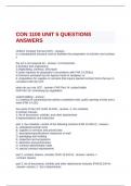 CON 1100 UNIT 5 QUESTIONS ANSWERS