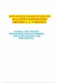 NGN NCLEX EXAM NCLEX-PN 2025 NEXT GENERATION  GRADED A+|| VERIFIED.|| provides rationales for each question