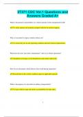 2T371 CDC Vol.1 Questions and  Answers Graded A+