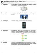 Myers- Psychology for AP, 2nd Edition - Unit 7. questions with correct answers