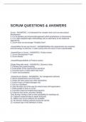 SCRUM QUESTIONS & ANSWERS