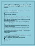 NR 452/ NR 452 Chamberlain College Of Nursing -ATI Study Exit Comp NR 452 Capstone - Cumulative ATI Chamberlain College of Nursing Questions With Complete Solutions