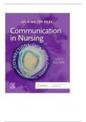 Test Bank for Communication in Nursing 10th Edition by Julia Balzer Riley | Chapter 1-30 Complete Guide.