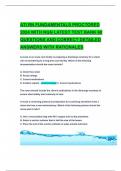 ATI RN FUNDAMENTALS PROCTORED 2024 WITH NGN LATEST TEST BANK 60 QUESTIONS AND CORRECT DETAILED ANSWERS WITH RATIONALES AND GRADED A+