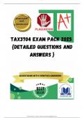 TAX3704 EXAM PACK 2025  {DETAILED QUESTIONS AND ANSWERS }