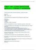 CMST 1061 EXAM QUESTIONS WITH ALL CORRECT ANSWERS 