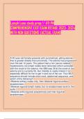 Lymph Lana study prep// ATI PN COMPREHENSIVE EXIT EXAM RETAKE 2023- 2024 WITH NGN QUESTIONS (ACTUAL EXAM) A 40-year-old female presents with symmetrical, pitting edema that is greater distally than proximally. The edema has progressed over the last 10 yea