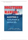 Solution Manual For Auditing and Assurance Services 9th Edition By Timothy J. Louwers, Penolope L. Bagley |All 12 Chapters Covered| Complete A+ Guide