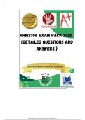 HRM3706 EXAM PACK 2025  {DETAILED QUESTIONS AND ANSWERS }