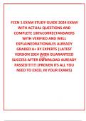  FCCN 1 EXAM STUDY GUIDE 2024 EXAM WITH ACTUAL QUESTIONS AND COMPLETE 100%CORRECTANSWERS WITH VERIFIED AND WELL EXPLAINEDRATIONALES ALREADY GRADED A+ BY EXPERTS |LATEST VERSION 2024 WITH GUARANTEED SUCCESS AFTER DOWNLOAD ALREADY PASSED!!!!!!! (PROVEN ITS 