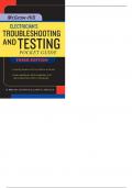 Solution Manual For Electronic troubleshooting and testing 3rd edition by mcgraw hill