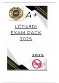 LCP4801 EXAM PACK 2025