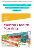 Test Bank For Neeb's Mental Health Nursing 6th Edition By Linda M. Gorman, Robynn Anwar Chapters 1 - 22  