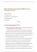 EDUC 240 Final Exam|Actual Test|100% Correct| Concordia University