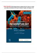 TEST BANK FOR Pathophysiology The Biologic Basis For Disease in Adults and Children 9th Edition By McCance & Huether Complete All Chapters 1-50 || 2024|2025